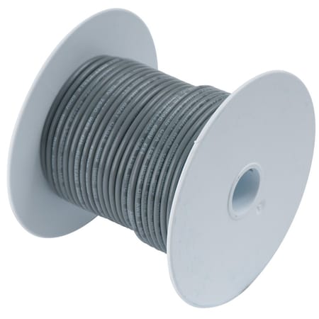 Ancor Primary Wire, Marine, 14 AWG, 1C C, Gray, Vinyl, Stranded, 600V, 100 ft. 104410